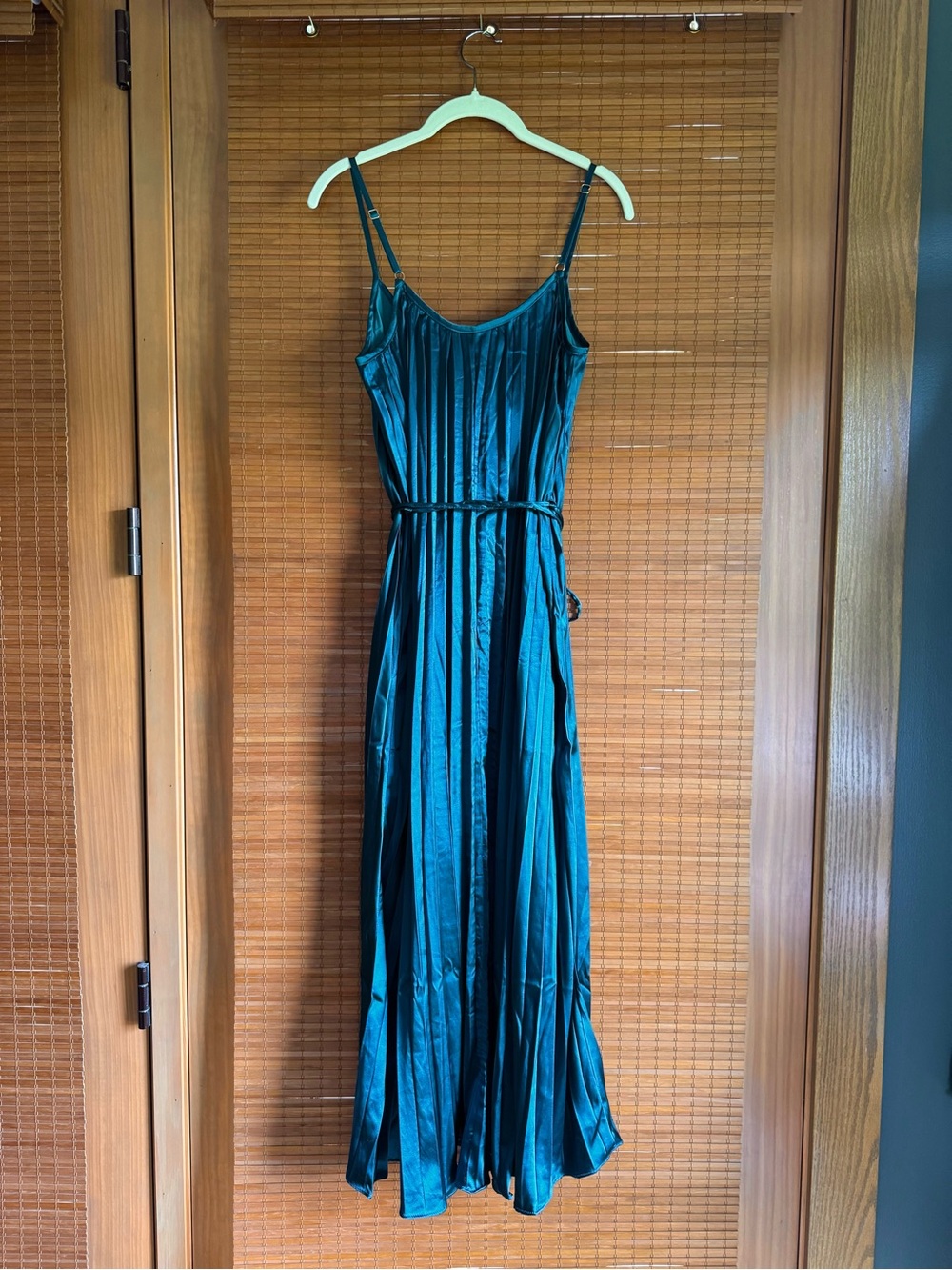 Bishop & Young Mara Maxi Dress in Jasmine Pleated Anthropologie Size S NWT - Picture 5 of 8